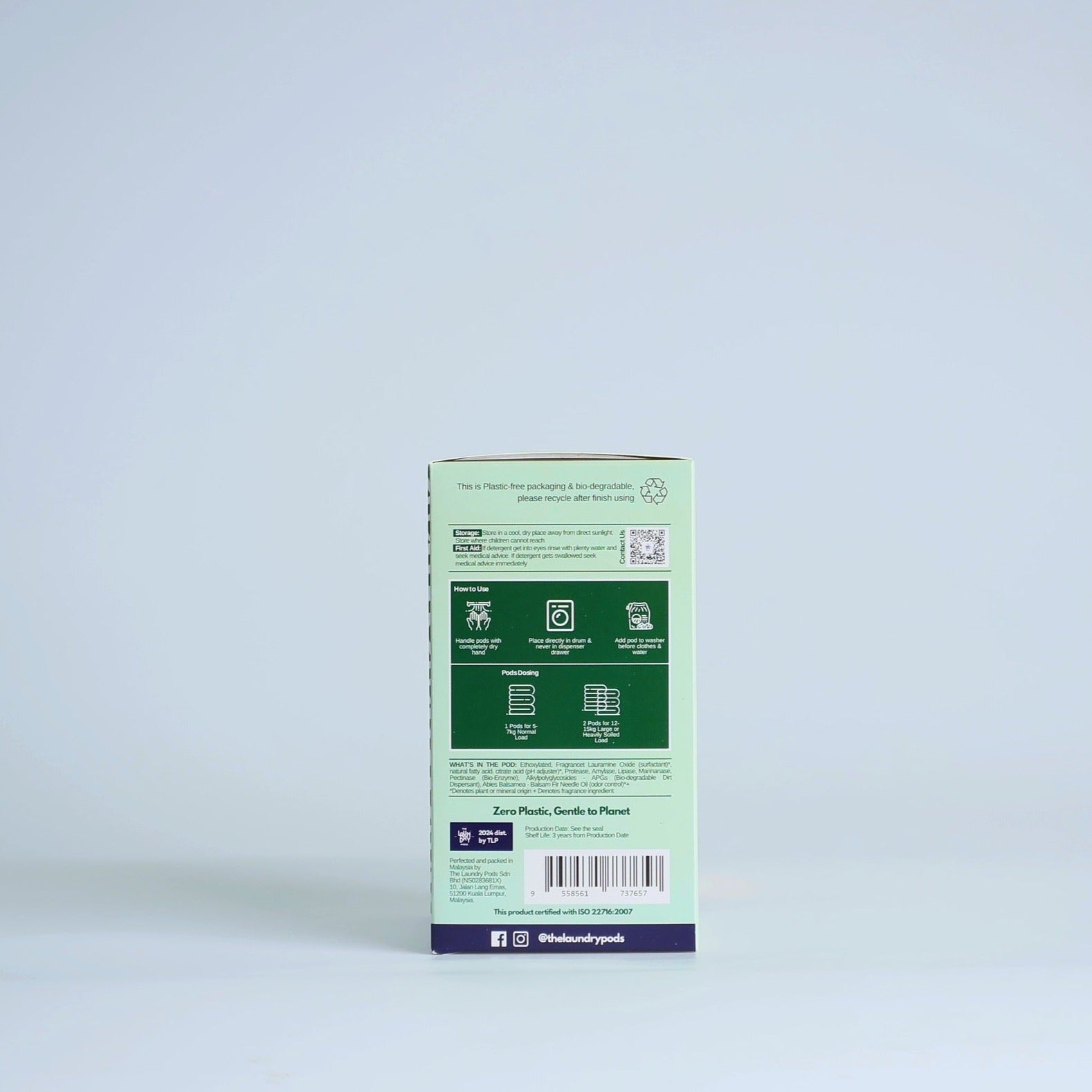 Green Botanica | 15pcs Biodegradable Laundry Pods | by The Laundry Pods