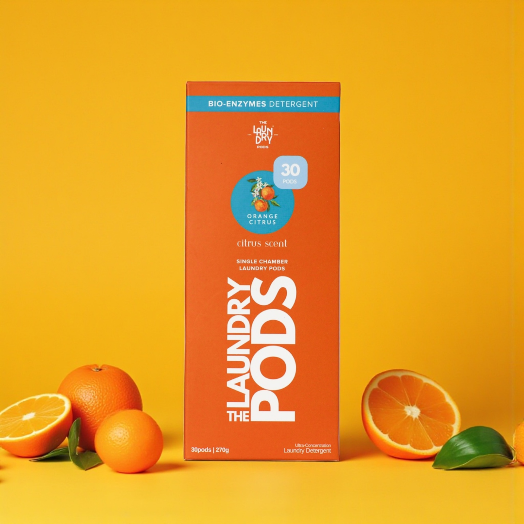 Orange Citrus | Bio-Degradable Single-Chamber Laundry Pods