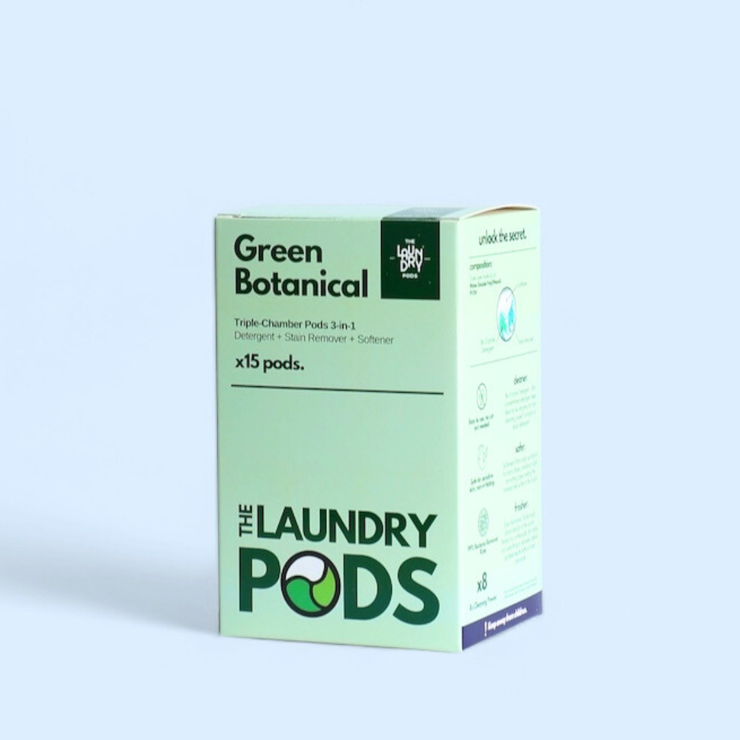 Green Botanica | 15pcs Biodegradable Laundry Pods | by The Laundry Pods