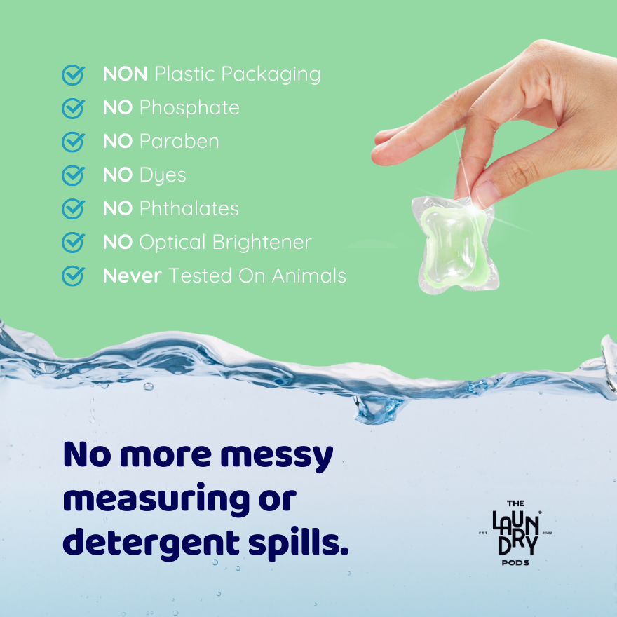 Fresh Freesia | Bio-Degradable Single-Chamber Laundry Pods