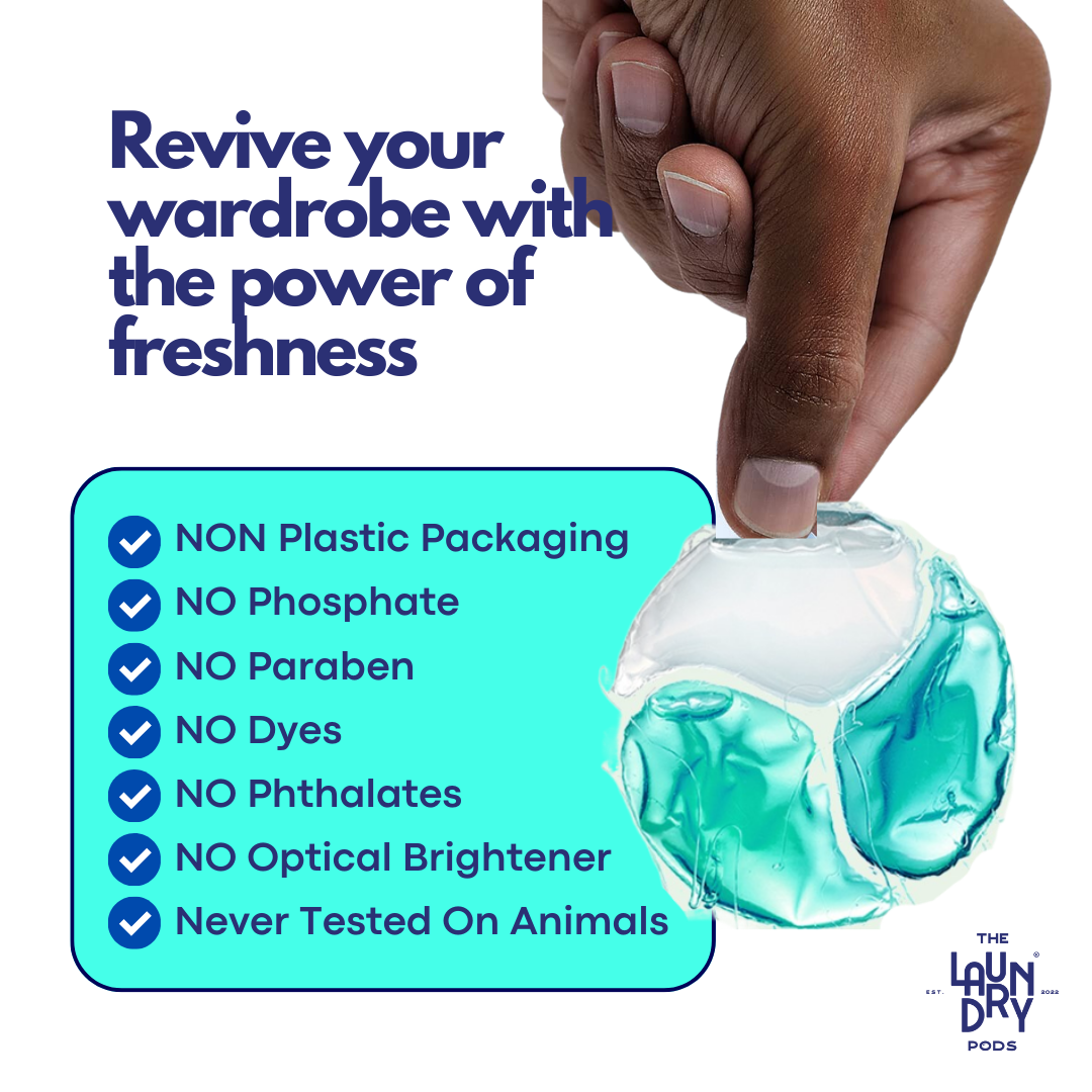 Blue Ocean | 15pcs Biodegradable Laundry Pods | by The Laundry Pods