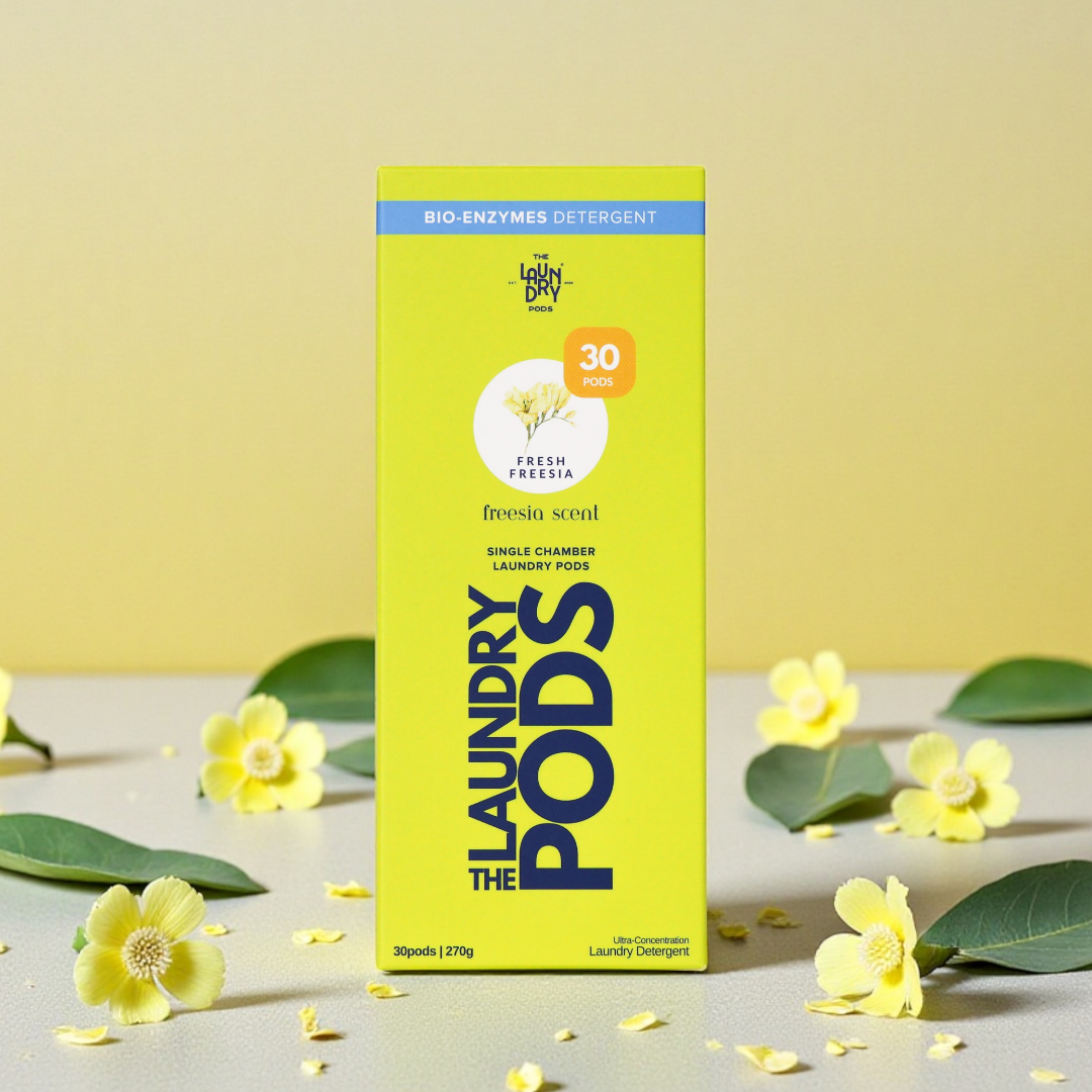 Fresh Freesia | Bio-Degradable Single-Chamber Laundry Pods