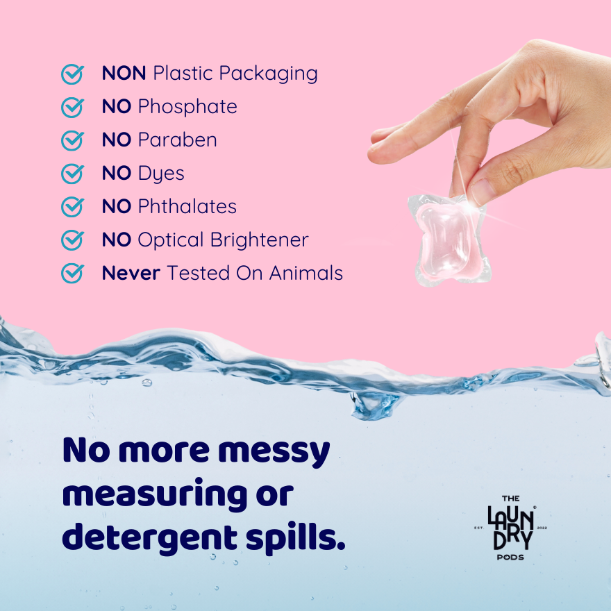 Sakura Bloom | Bio-Degradable Single-Chamber Laundry Pods