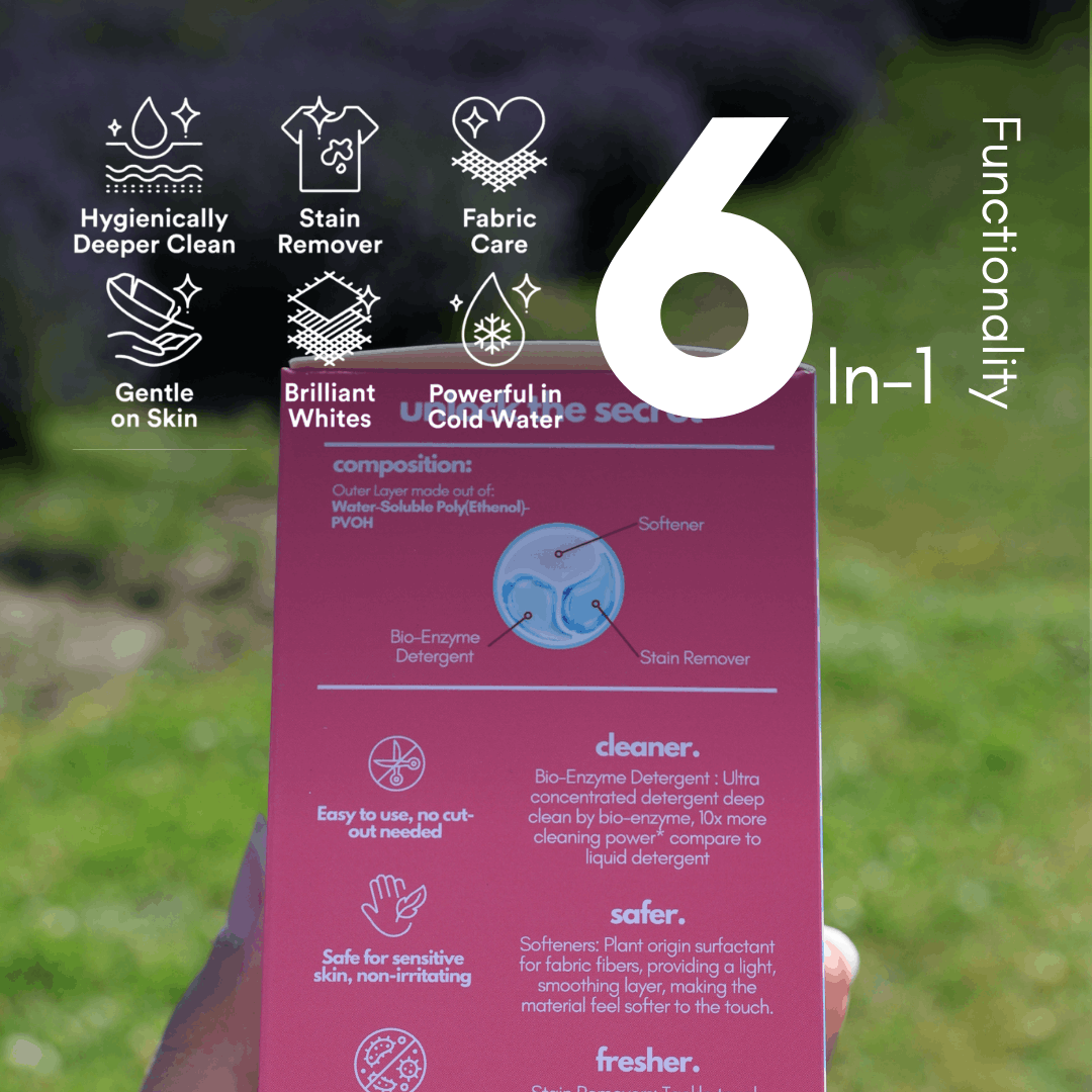 Frost Blossom | 15pcs Biodegradable Laundry Pods | by The Laundry Pods