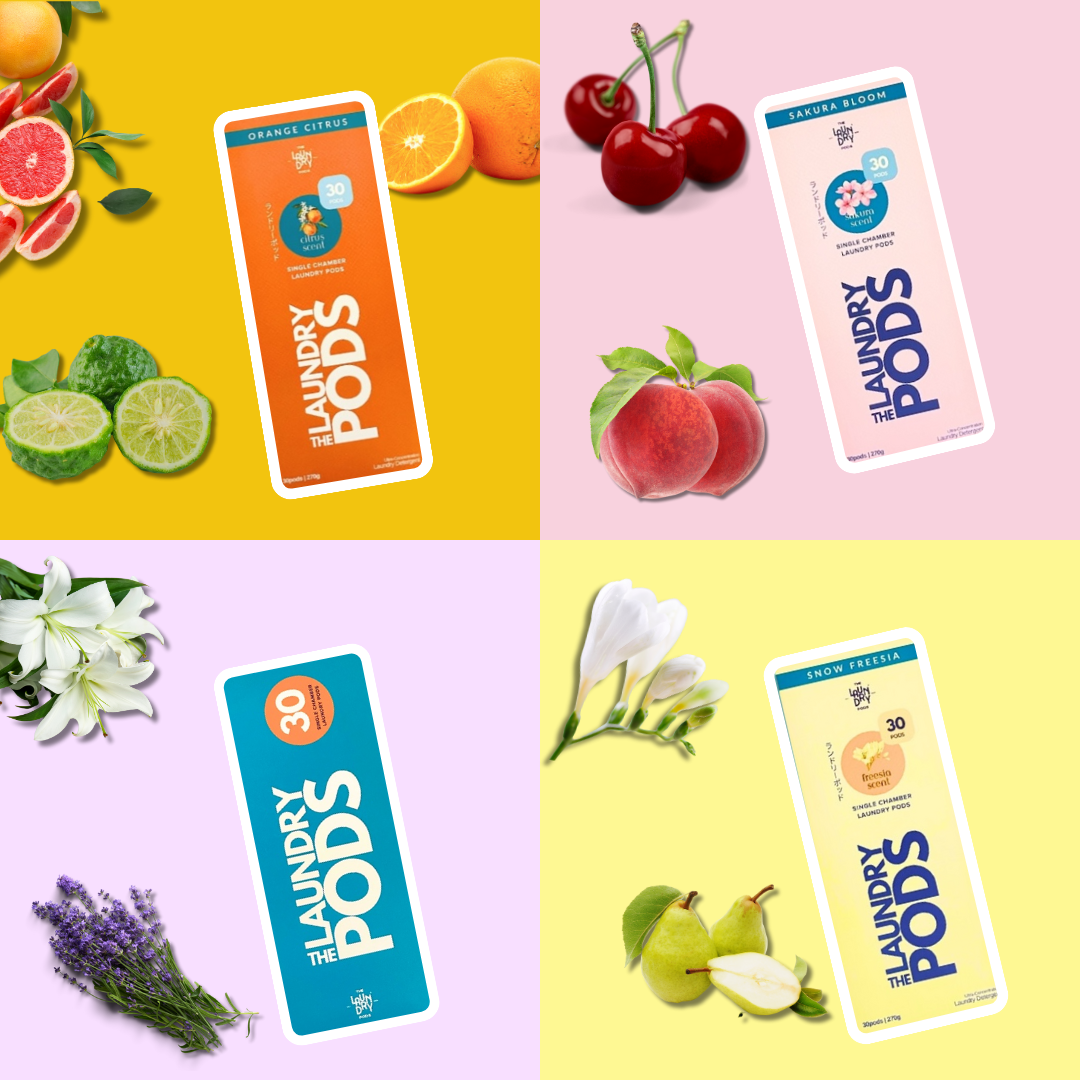 Bundle Deal (4 boxes) | 120pcs Biodegradable Single Chamber Laundry Pods | by The Laundry Pods