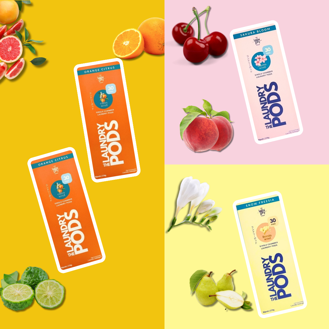 Bundle Deal (4 boxes) | 120pcs Biodegradable Single Chamber Laundry Pods | by The Laundry Pods