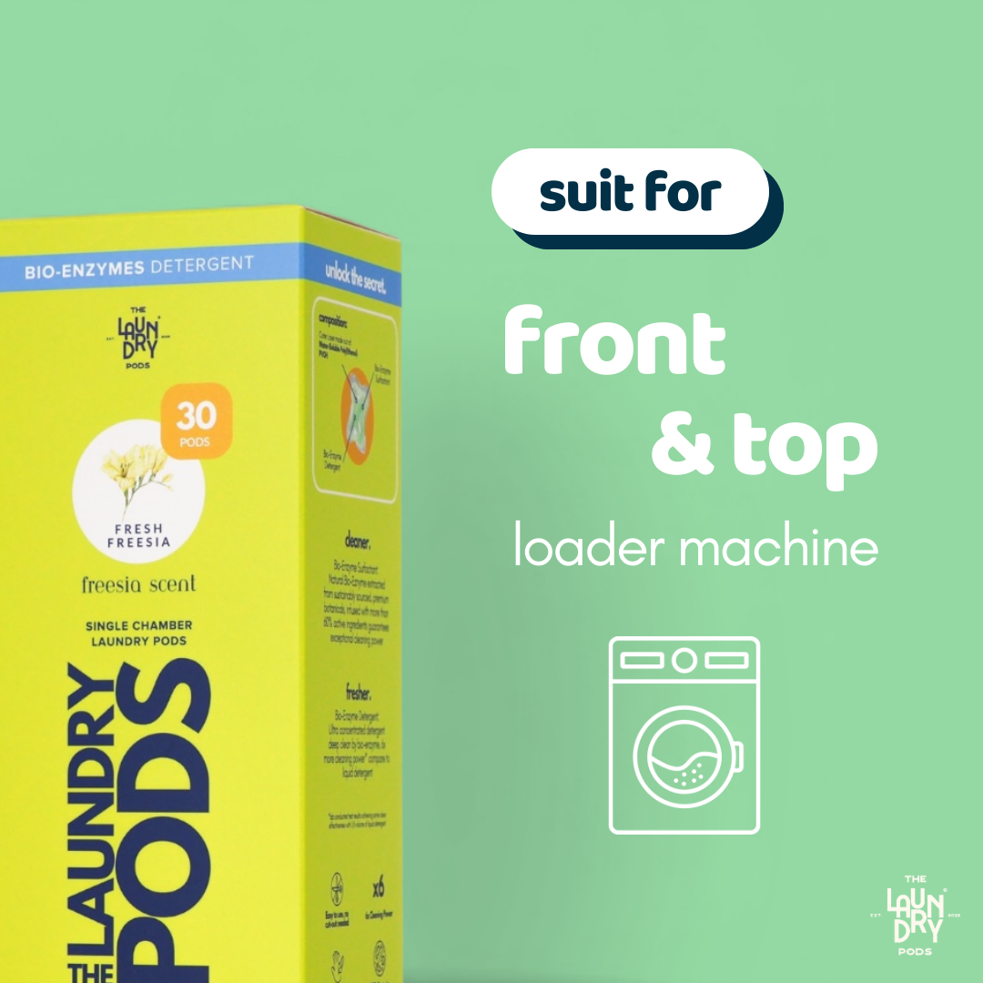 Fresh Freesia | Bio-Degradable Single-Chamber Laundry Pods