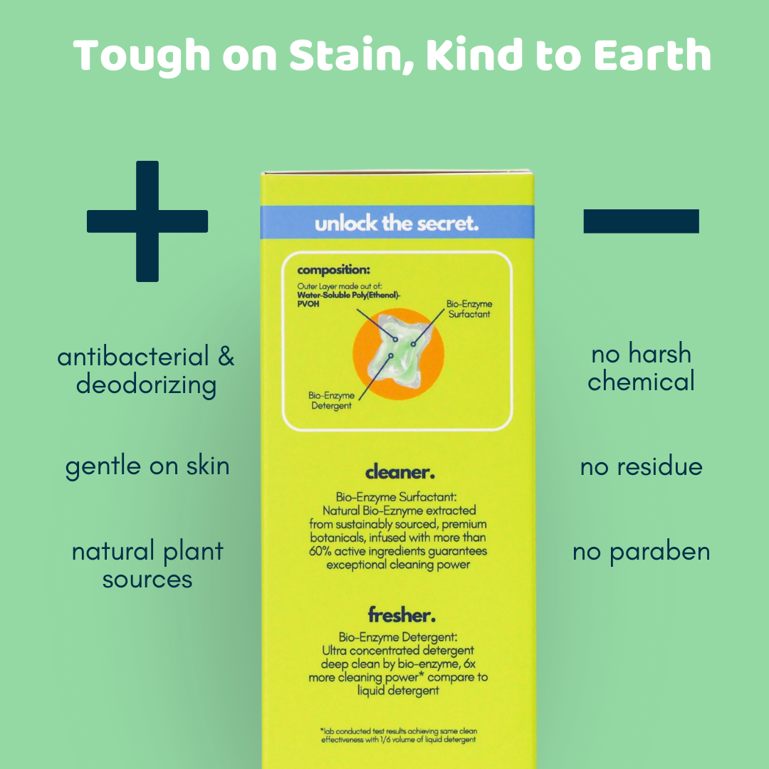 Fresh Freesia | Bio-Degradable Single-Chamber Laundry Pods