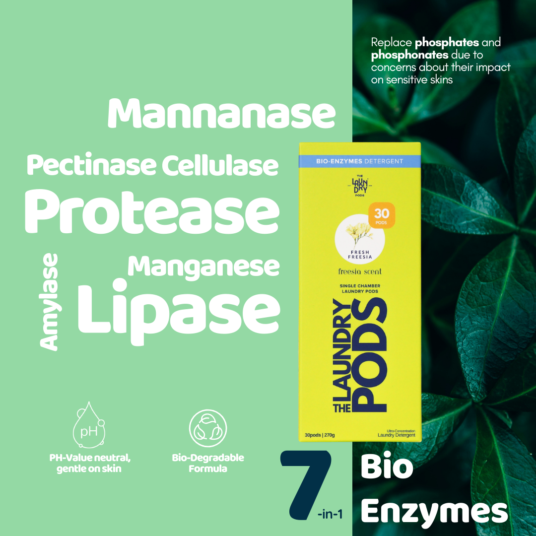 Fresh Freesia | Bio-Degradable Single-Chamber Laundry Pods