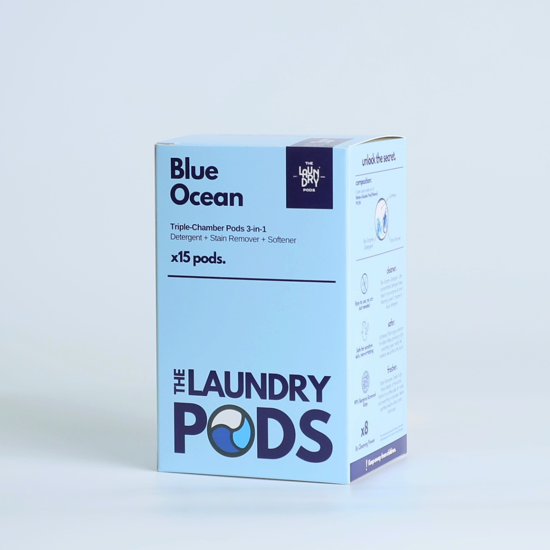 Blue Ocean | 15pcs Biodegradable Laundry Pods | by The Laundry Pods
