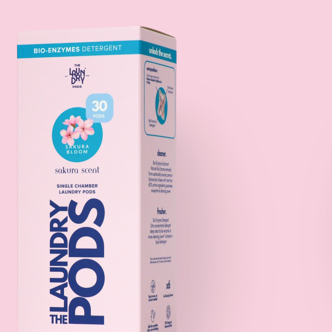 Sakura Bloom | Bio-Degradable Single-Chamber Laundry Pods