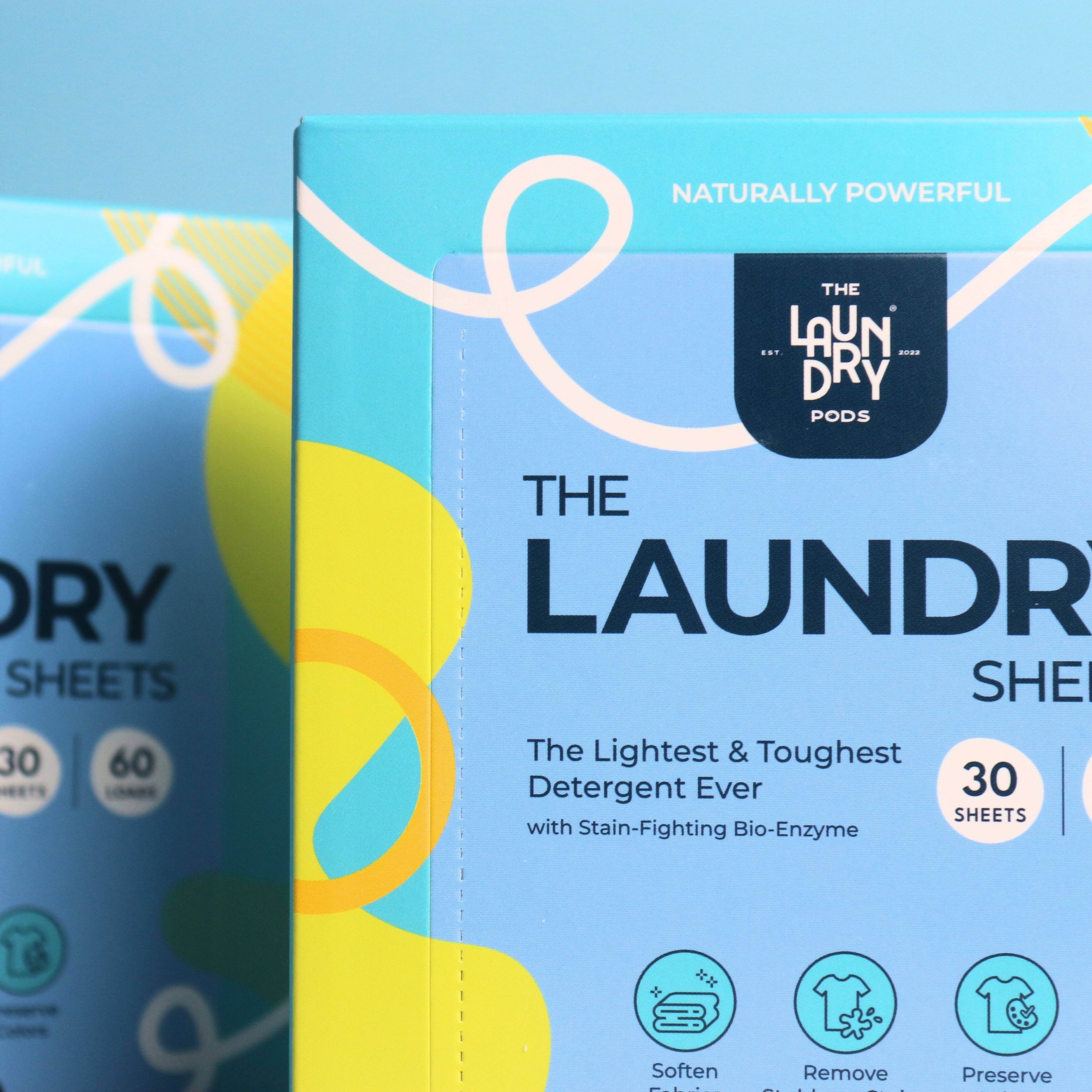 The Laundry Sheets by Simpi | Bio-degradable Laundry Sheets | 30 pcs with 60 wash