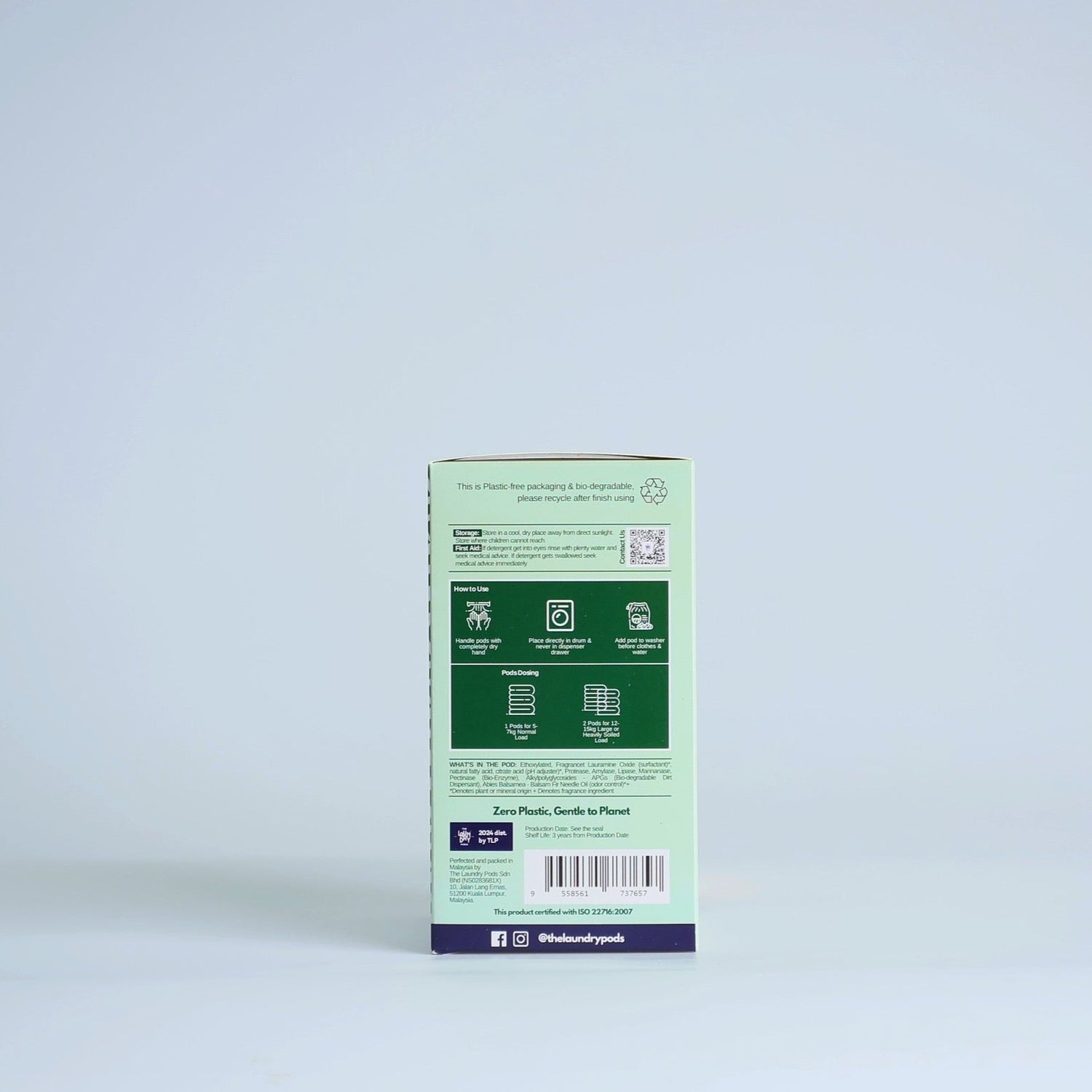 Green Botanica | 15pcs Biodegradable Laundry Pods | by The Laundry Pods