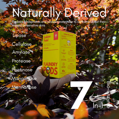 Golden Petals | 15pcs Biodegradable Laundry Pods | by The Laundry Pods