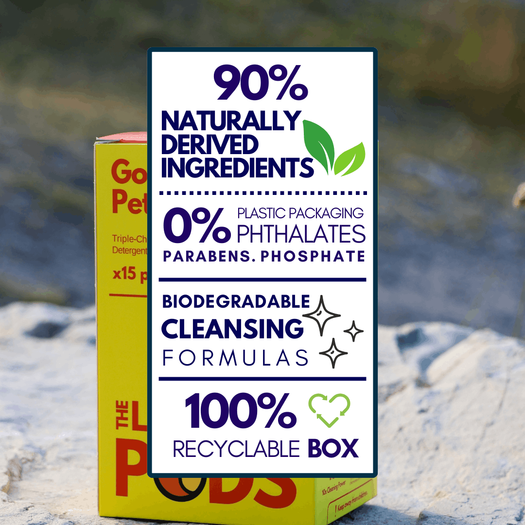 Golden Petals | 15pcs Biodegradable Laundry Pods | by The Laundry Pods