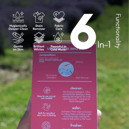 Frost Blossom | 15pcs Biodegradable Laundry Pods | by The Laundry Pods