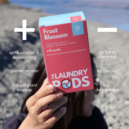 Frost Blossom | 15pcs Biodegradable Laundry Pods | by The Laundry Pods