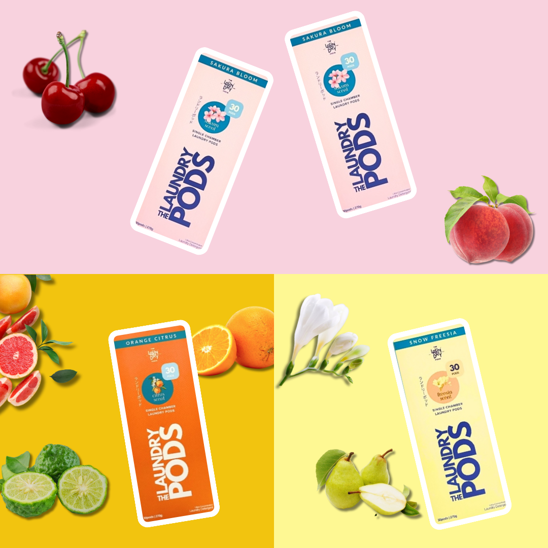 Bundle Deal (4 boxes) | 120pcs Biodegradable Single Chamber Laundry Pods | by The Laundry Pods