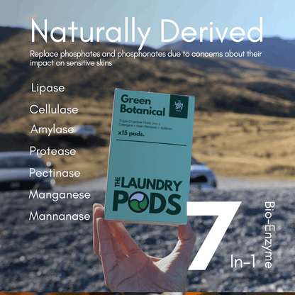 Green Botanical | 15pcs Biodegradable Laundry Pods | by The Laundry Pods
