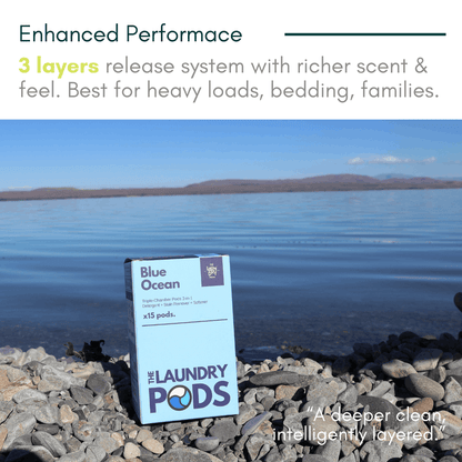 Blue Ocean | 15pcs Biodegradable Laundry Pods | by The Laundry Pods