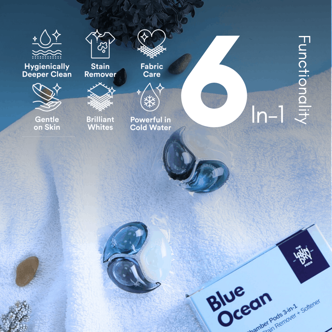 Blue Ocean | 15pcs Biodegradable Laundry Pods | by The Laundry Pods