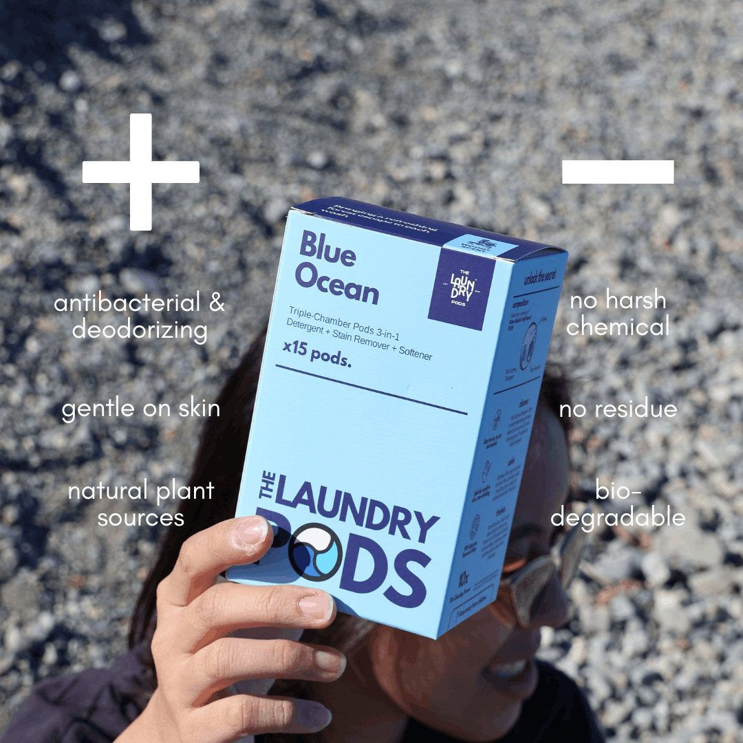 Blue Ocean | 15pcs Biodegradable Laundry Pods | by The Laundry Pods