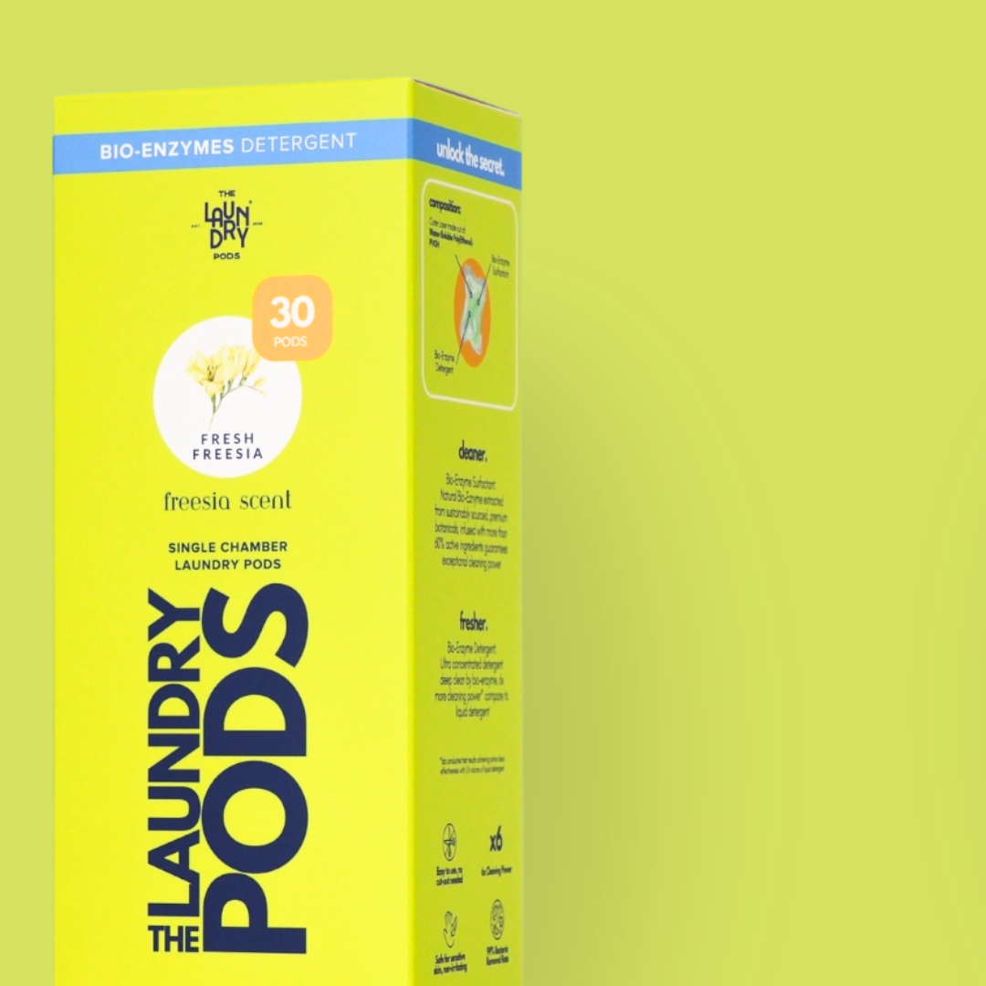 Fresh Freesia | Bio-Degradable Single-Chamber Laundry Pods