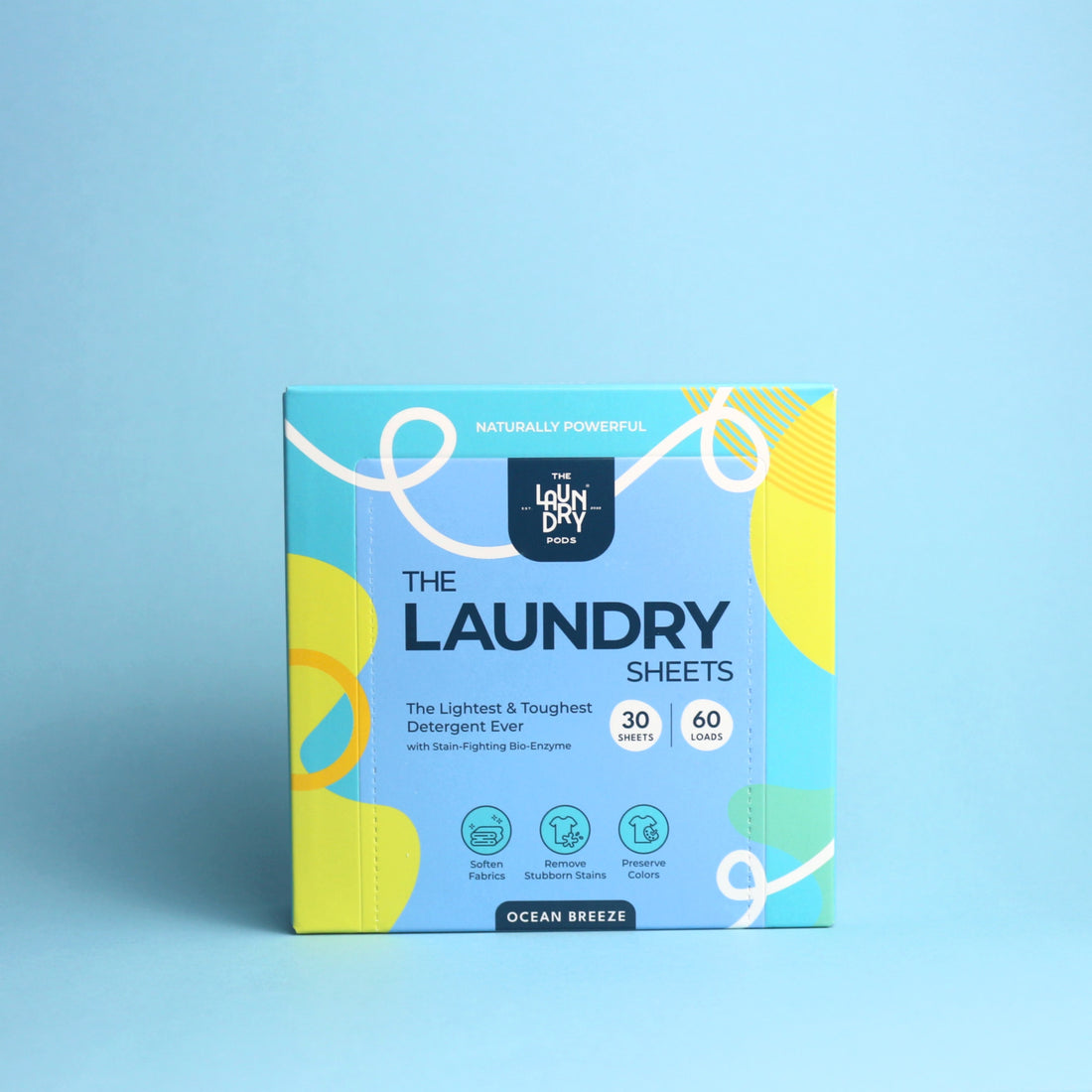 The Laundry Sheets by Simpi | Bio-degradable Laundry Sheets | 30 pcs with 60 wash