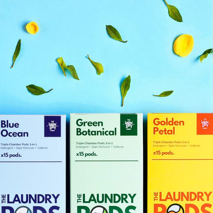 Signature Mixed Set | Bio-Degradable Triple-Chamber Pods | The Laundry Pods by SIMPI