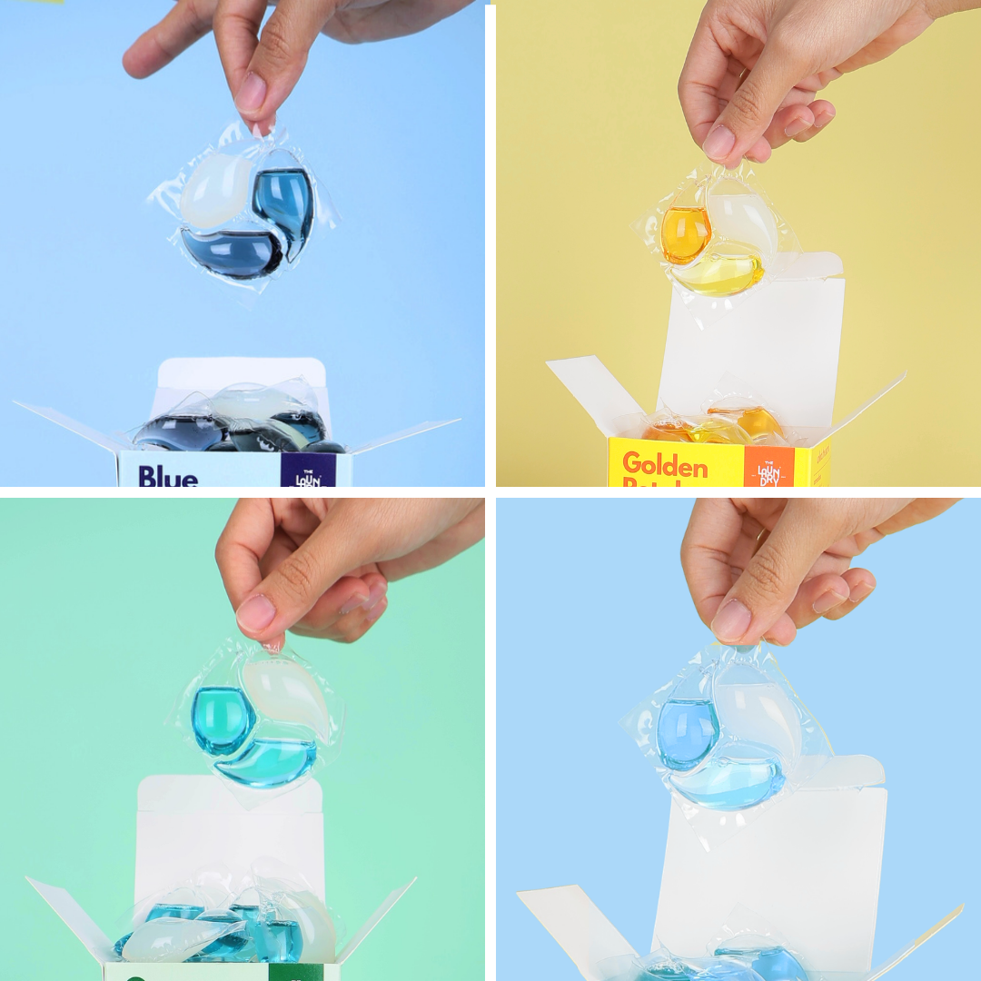 Curated Fragrance Set | Bio-Degradable Triple-Chamber Pods | The Laundry Pods by SIMPI